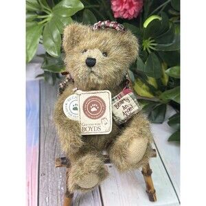 Boyds Rascal 903008 Plush Bear “Bearly An Angel” T.J.’s Best Dressed w/ Tag